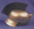 Roman Helmet Gd W Black Brush