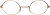 Glasses John Gold Clear
