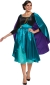 Women's Queen Anna Dress Deluxe Costume Adult MD (8 - 10)