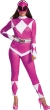Women's Pink Ranger Deluxe Costume - Mighty Morphin Adult MD