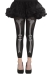 Tights Footless Glitter Bones
