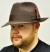 Gangster Hat Brown X Large