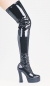 Boot Thrill Thigh Hi Blk Sz 12