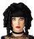 Wig Ghost Doll Black