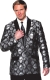 Silver Jacard Skull Jacket Ad