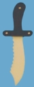Pirate Knife Plastic Toy
