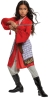 Girl's Mulan Hero Red Dress Classic Costume