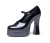 Platform Maryjane Blk Sz 8