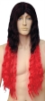 Oz Man Long Black Red Kinky