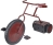 Ghostly Tricycle Animated Prop