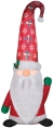 Airblown Mixed Media Christmas Tomten Inflatable