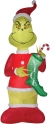 Airblown Grinch With Stocking Inflatable