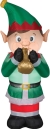 Animated Airblown Elf Playing