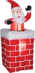 Airblown Santa Chimney Inflatable