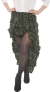 Steam Punk Skirt Ad Green Sm
