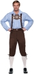 Deluxe Lederhosen Brown Adult Costume