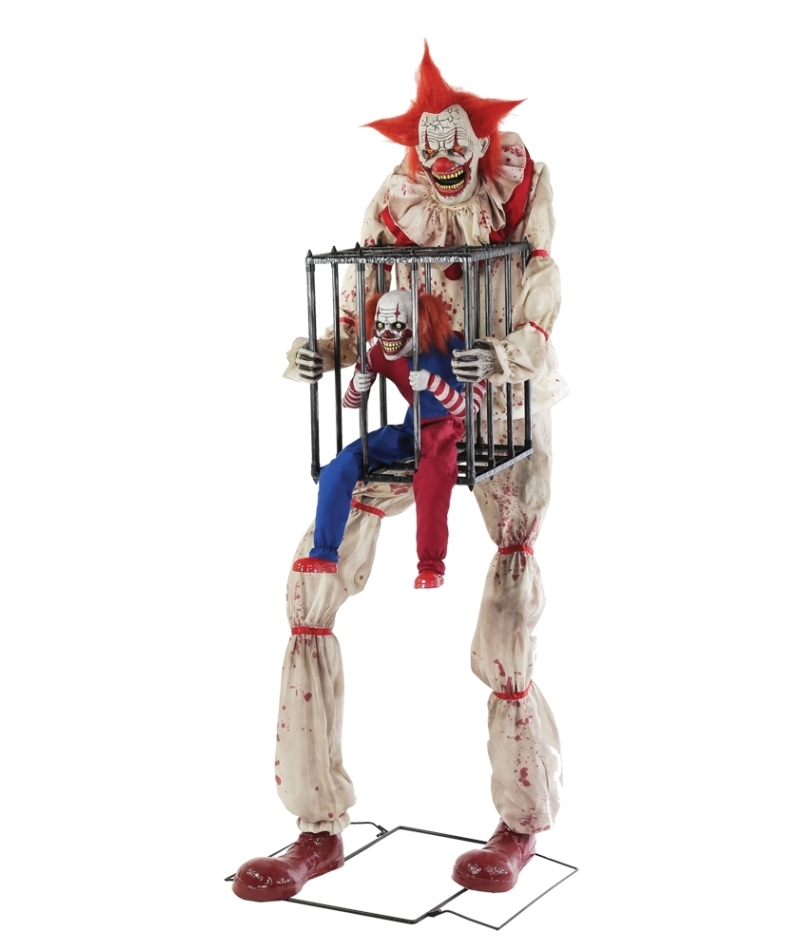 Cagey Clown With Clown In Cage