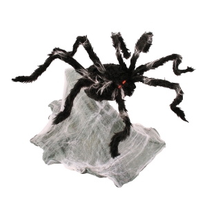 36" Animated Giant Jumping Spider Halloween Decoration