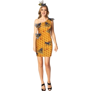Honey Comb Dress Women 4-8