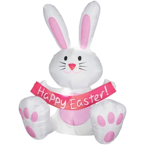Happy Easter Bunny Airblown 4'
